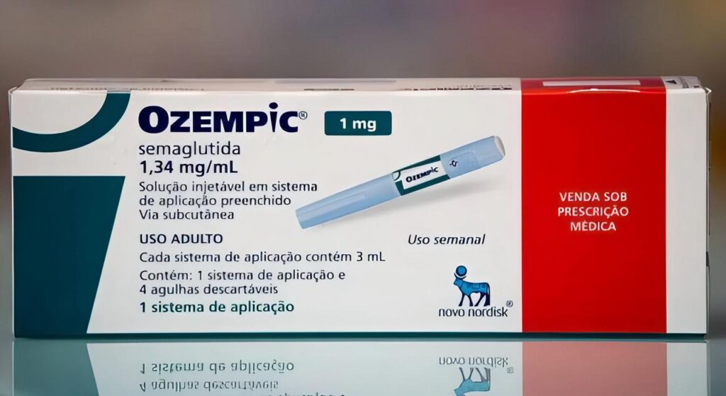 Imagem do Ozempic, produto que cont´´ém semaglutida
