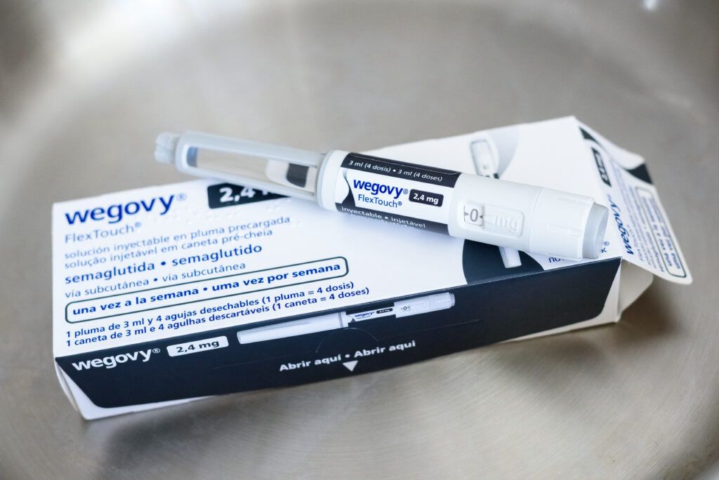 Foto da caneta Wegovy de 2.4 mg